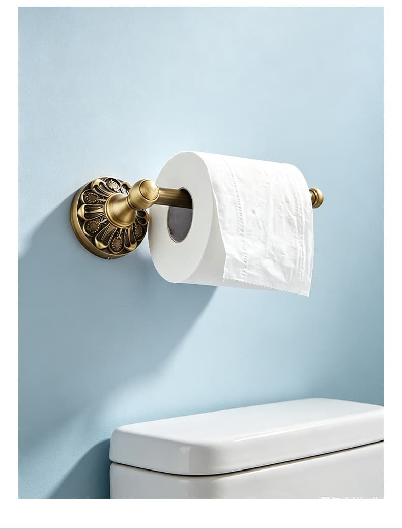 Brass Towel Ring — Bathrobe Hook