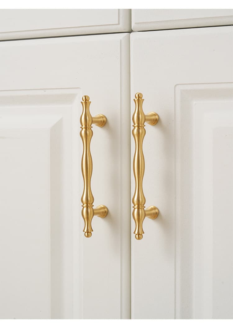 Octagonal Brass Cabinet Knob